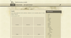 Desktop Screenshot of kartki.ciapek.pl